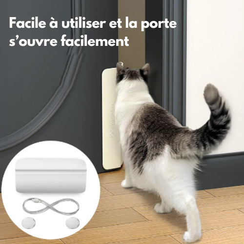 Puerta sin perforación para gatos