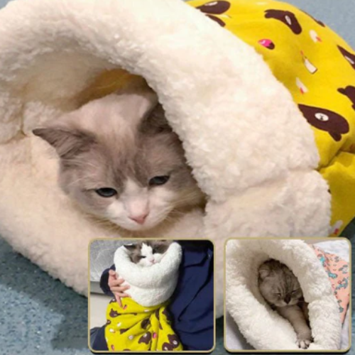 Bolsita acogedora y cómoda para gatos