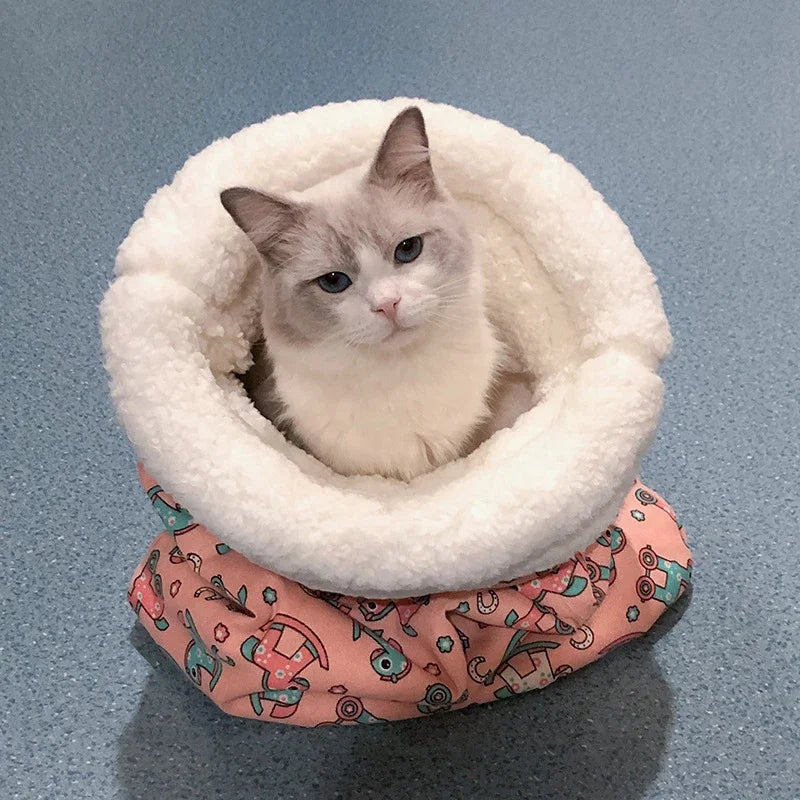 Bolsita acogedora y cómoda para gatos