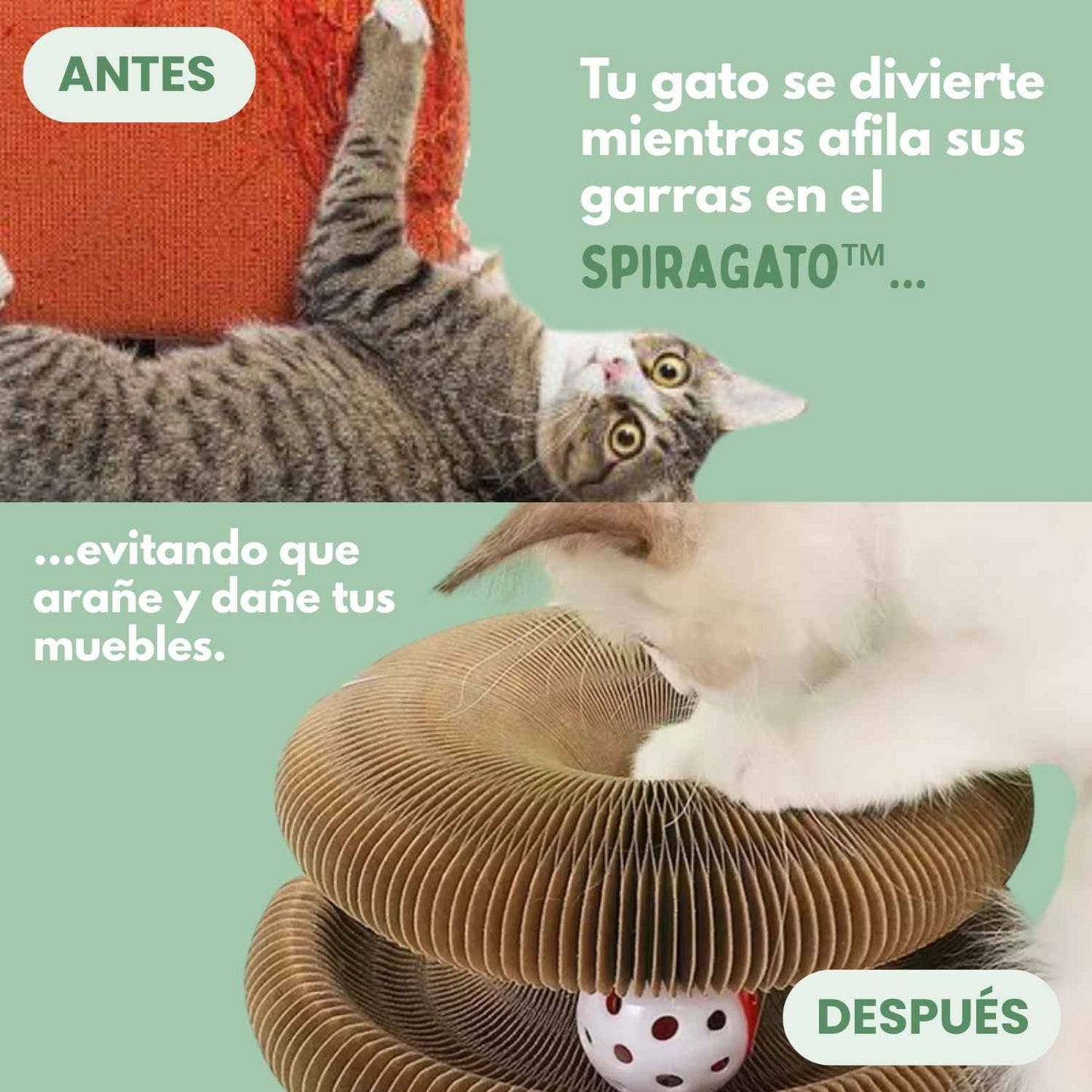 SPIRAGATO – Rascador interactivo para gatos