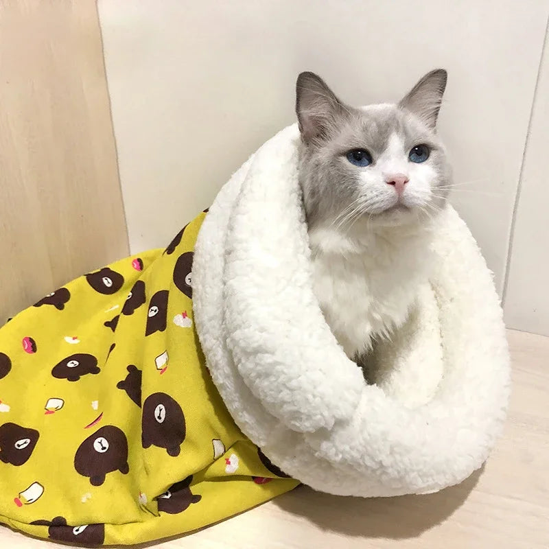 Bolsita acogedora y cómoda para gatos