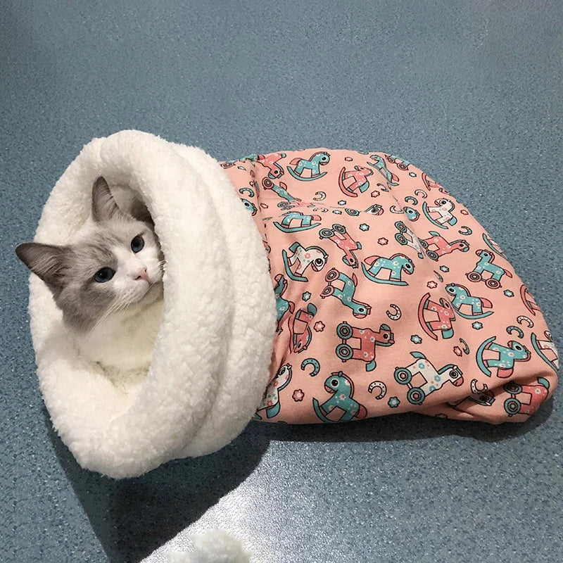 Bolsita acogedora y cómoda para gatos