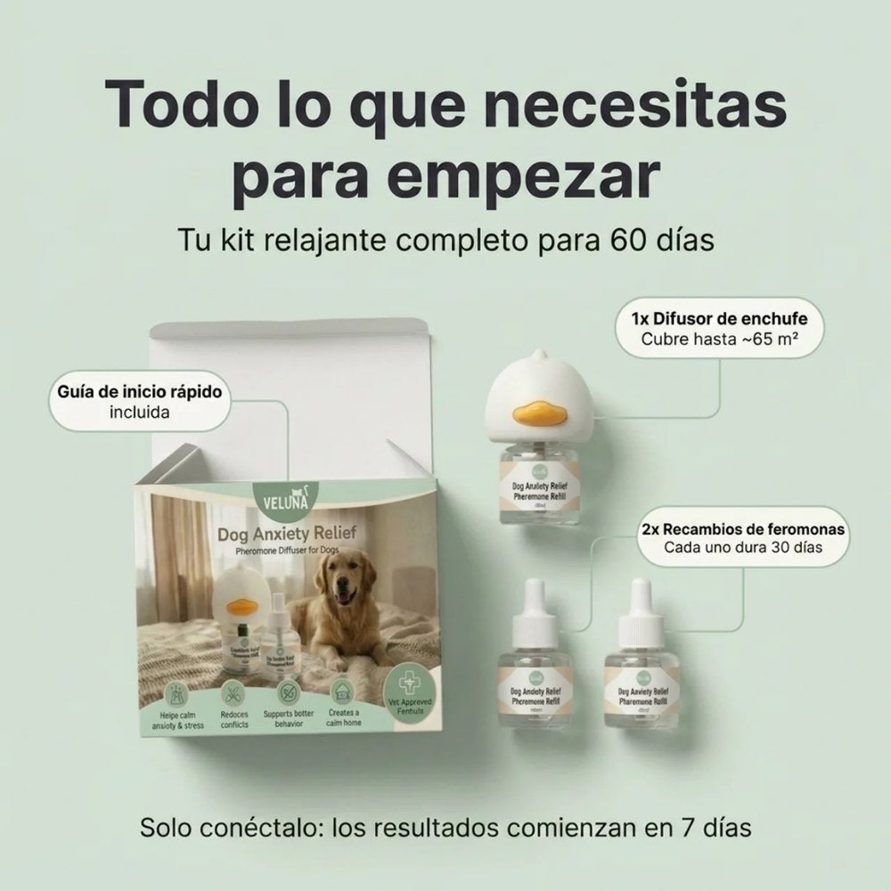 Difusor de Feromonas Veluna para Perros