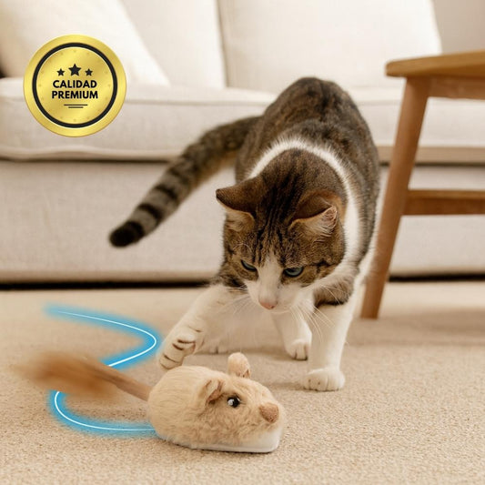 Veluna Juguete Interactivo de Ratón para Gatos