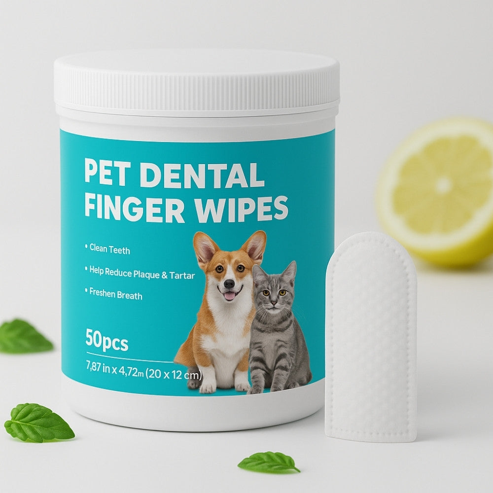 DentaFresh - Toallitas de Limpieza Protección Dental para Perros