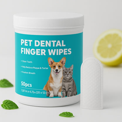 DentaFresh - Toallitas de Limpieza Protección Dental para Perros