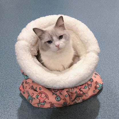 Bolsita acogedora y cómoda para gatos